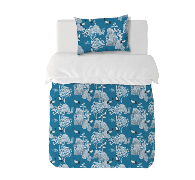 Funda Plumón Garzas Cuna 145 x 105 cm