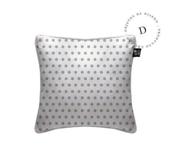 Cojín Grey Dots 45 x 45 cm
