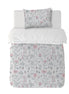 Funda Plumón Pink Flower Cuna 145 x 105 cm