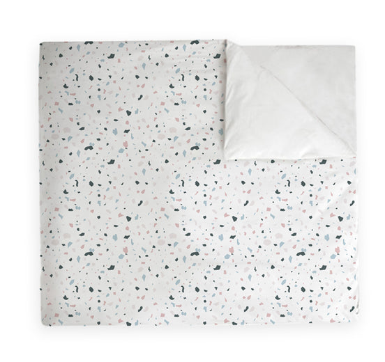 Manta Acolchada (Piecera) Pink Terrazzo 210 x 140 cm
