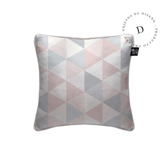 Cojín Pink Triangle 45 x 45 cm