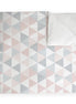 Manta Acolchada (Piecera) Pink Triangle 210 x 140 cm