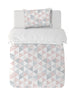 Funda Plumón Pink Triangle Cuna 145 x 105 cm