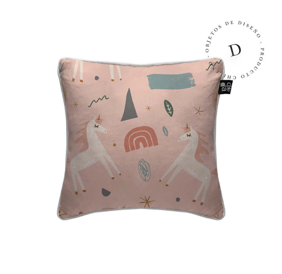 Cojín Pink Unicorn 45 x 45 cm