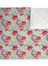 Manta Acolchada (Piecera) Red Flower 210 x 140 cm