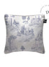 Cojín Toile De Jouy Blue 45 x 45 cm