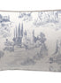 Cojín Toile De Jouy Blue 70 x 35 cm