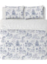 Funda Plumón Toile De Jouy Blue Super King