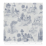 Textiles, Tela, Cojín, Funda Plumón, Piecera, Ropa Cama, Textil, cubre plumón, Genero, Cojines, Manta, Chal, Cubre Cama, Diseño Toile de Jouy Blue