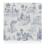 Textiles, Tela, Cojín, Funda Plumón, Piecera, Ropa Cama, Textil, cubre plumón, Genero, Cojines, Manta, Chal, Cubre Cama, Diseño Toile de Jouy Blue