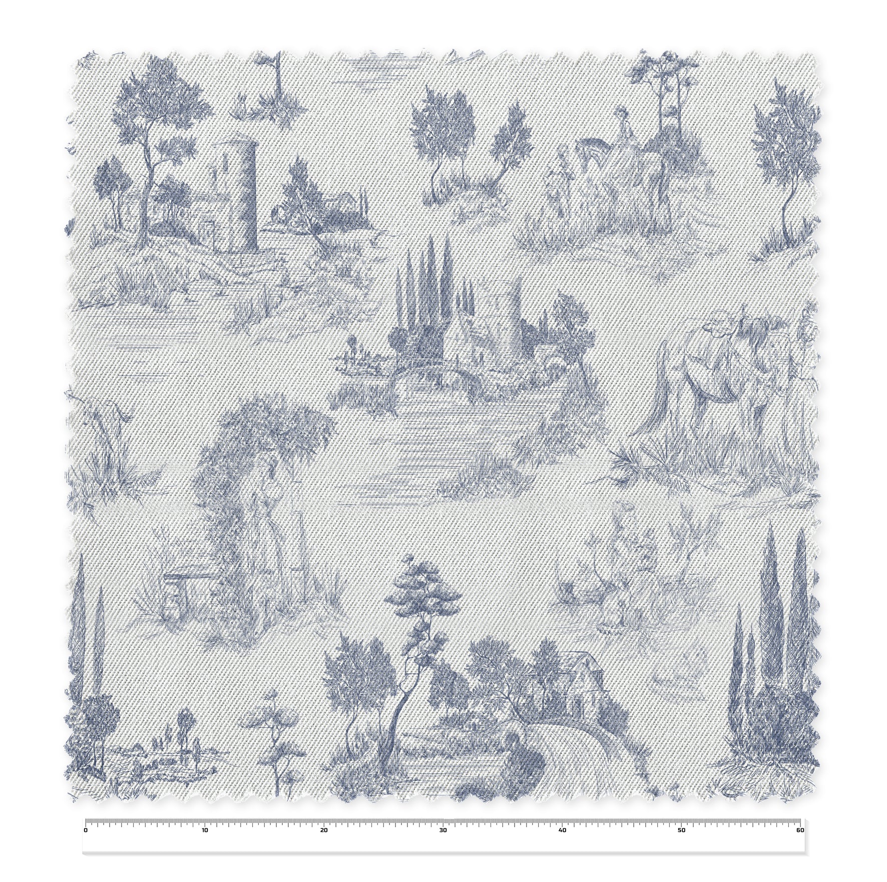 Textiles, Tela, Cojín, Funda Plumón, Piecera, Ropa Cama, Textil, cubre plumón, Genero, Cojines, Manta, Chal, Cubre Cama, Diseño Toile de Jouy Blue