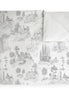 Manta Acolchada (Piecera) Toile De Jouy Grey 210 x 140 cm