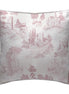 Cojín Toile De Jouy Pink 45 x 45 cm