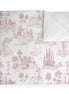 Manta Acolchada Toile De Jouy Pink 210 x 140 cm
