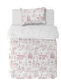 Funda Plumón Toile De Jouy Pink Cuna