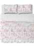 Funda Plumón Toile De Jouy Pink Super King