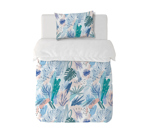 Funda Plumón Tropical Memphis Cuna 145 x 105 cm