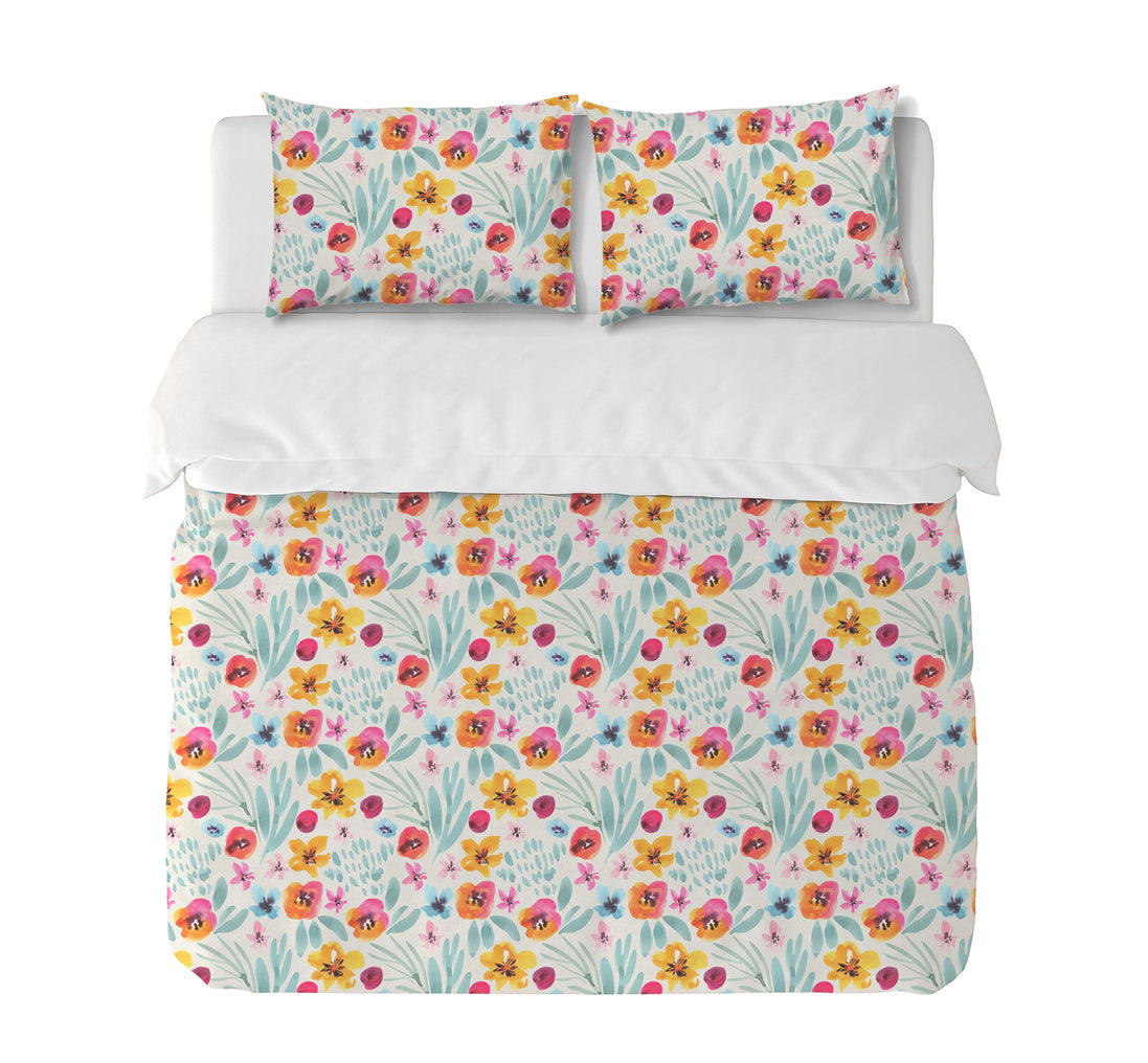 Funda Plumón Water Flowers Super King