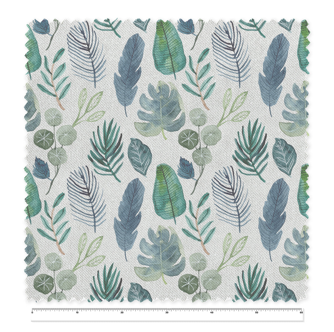 Tela Watercolor Leaves x Metro (1,40 mts ancho)