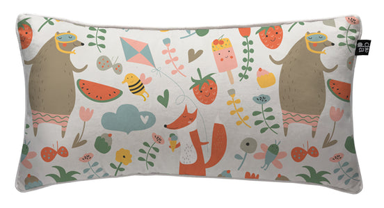 Cojín Zoo Party 70 x 35 cm