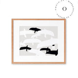 Abstract Birds Cuadro