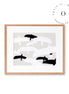 Abstract Birds Cuadro