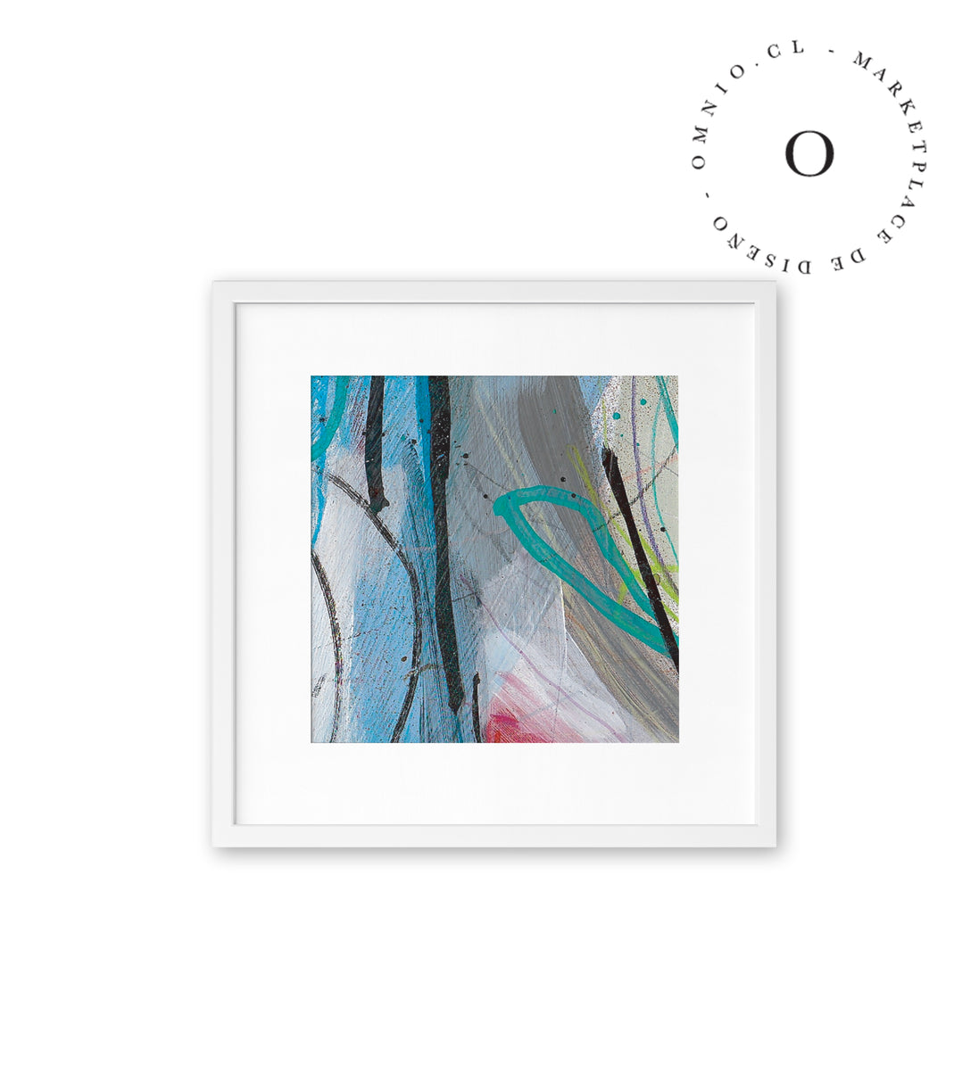Abstract Green Painting Cuadro