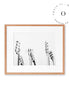 Black and White Guitars Cuadro
