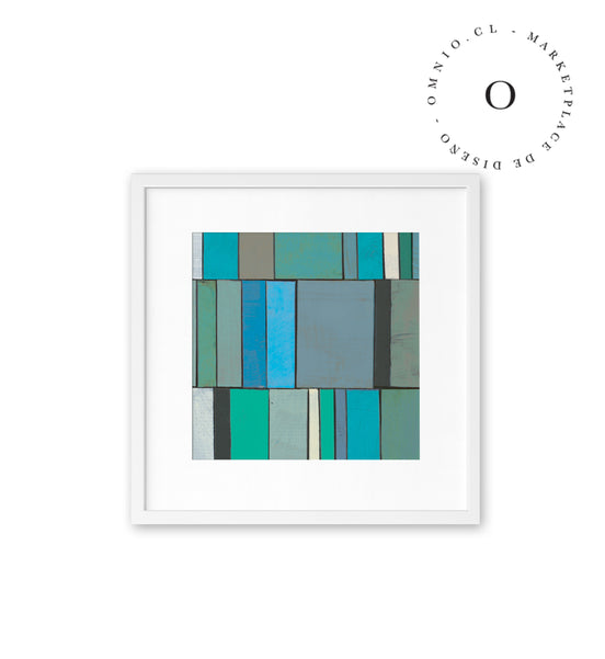 Blue Square Cuadro