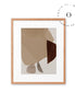 Brown Abstract Shapes II Cuadro