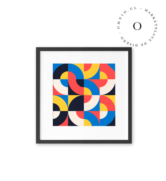 Color Bauhaus III Cuadro