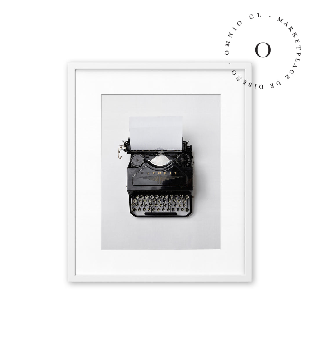 Maquina de Escribir Cuadro