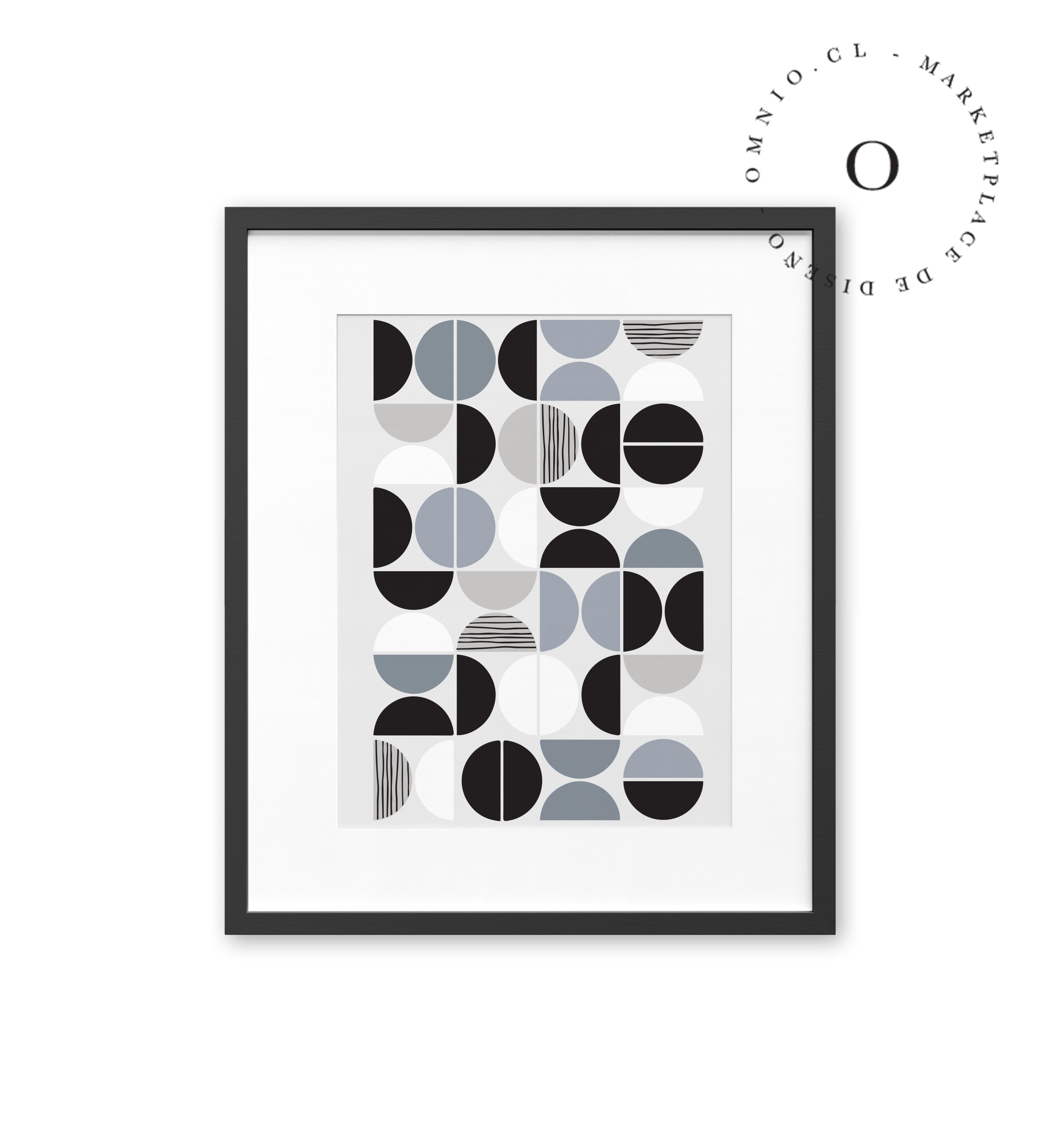 Memphis Garden Grey II Cuadro
