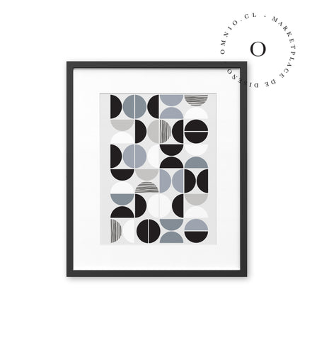 Memphis Garden Grey II Cuadro