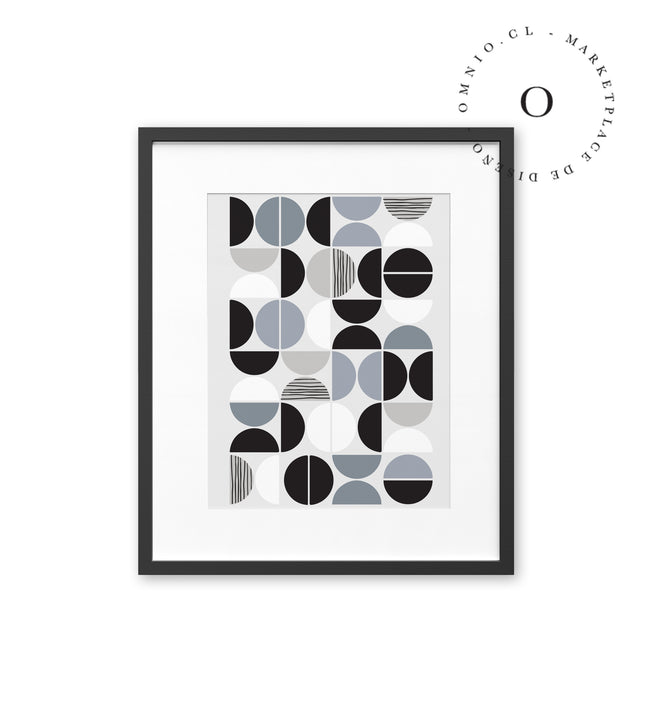 Memphis Garden Grey II Cuadro