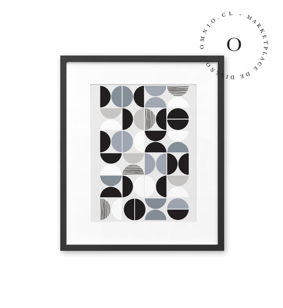 Memphis Garden Grey II Cuadro