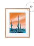 Orange Desert Cuadro