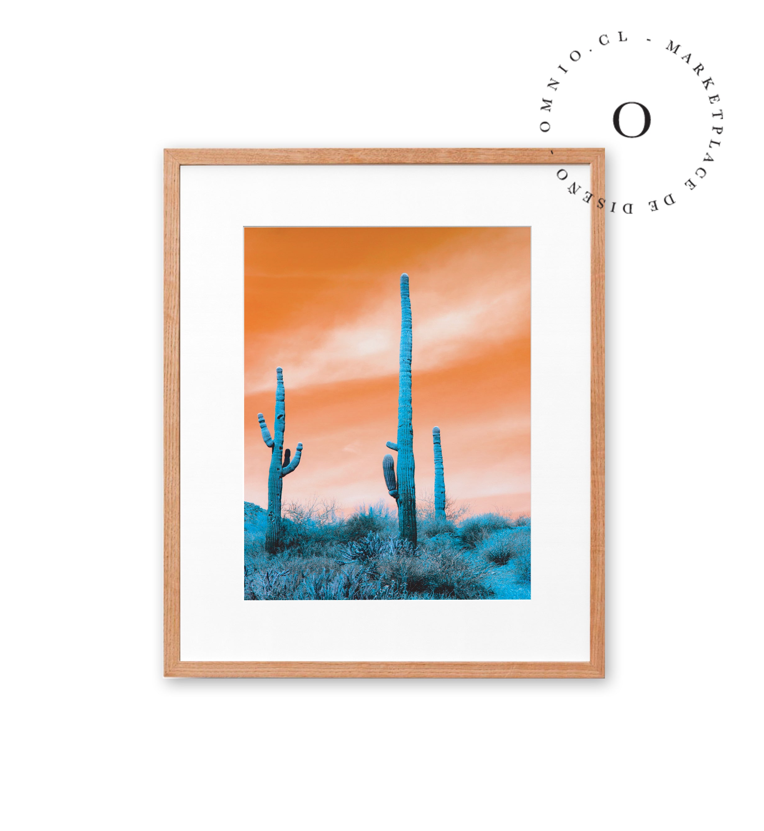 Orange Desert Cuadro