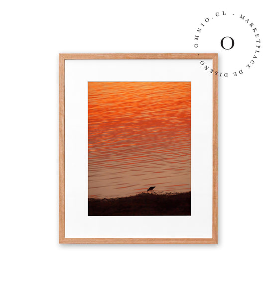 Orange Reflection Cuadro