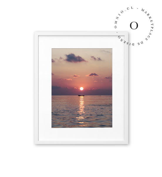 Purple Sunset Cuadro