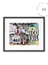 Street Paper Collage Cuadro