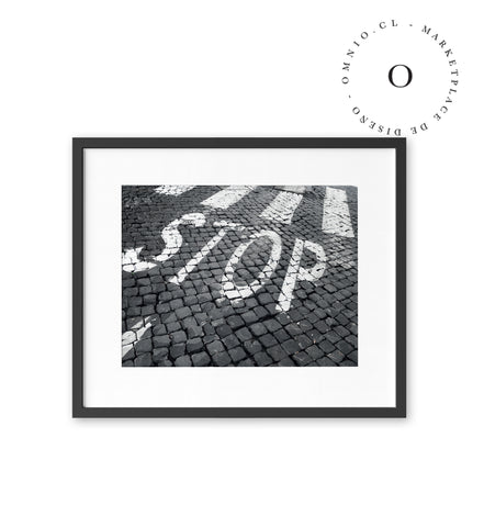 Street Photography Stop Bike Cuadro