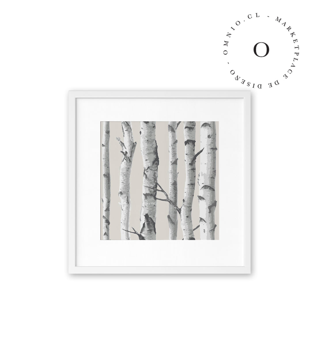 Tree Ilustration Cuadro