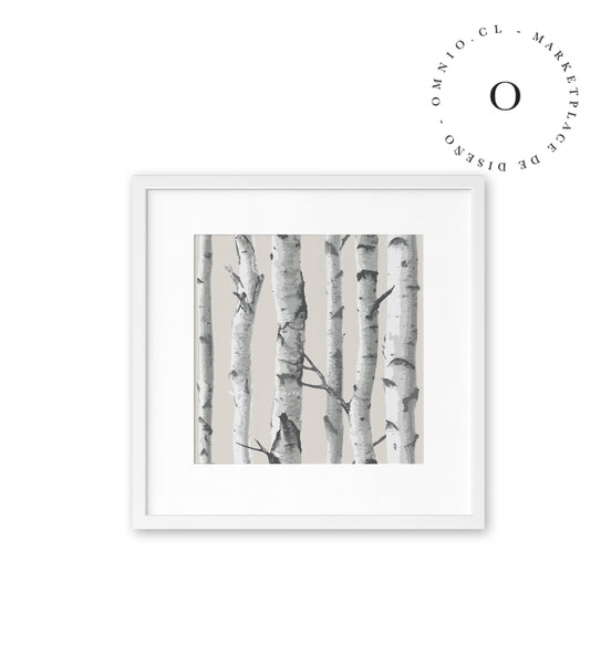Tree Ilustration Cuadro