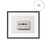 White Cassette Cuadro