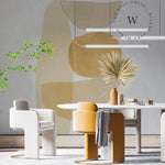 Papel Mural, Papel Pintado, Wallpaper, Mural, Empavonados, Vinilico Autoadhesivo para muros de la marca The Wall, diseño de tendencia Abstractum Yellow