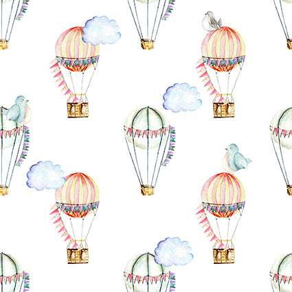 Papel Mural y Vinilico Autoadhesivo para muros de la marca The Wall, diseño de tendencia Air Balloon