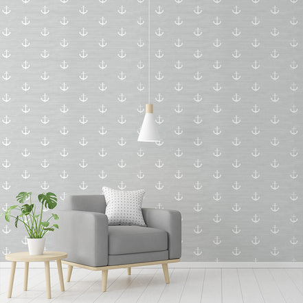 Papel Mural y Vinilico Autoadhesivo para muros de la marca The Wall, diseño de tendencia Ancla