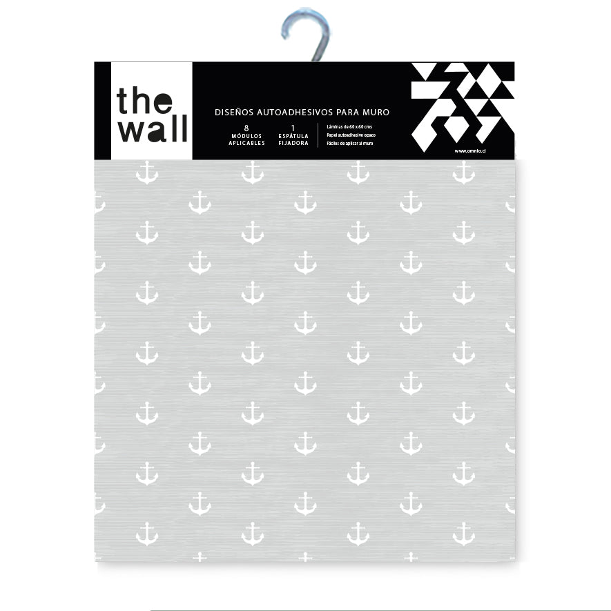 Papel Mural y Vinilico Autoadhesivo para muros de la marca The Wall, diseño de tendencia Ancla