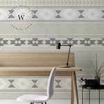 Papel Mural y Vinilico Autoadhesivo para muros de la marca The Wall, diseño de tendencia Andino Beige